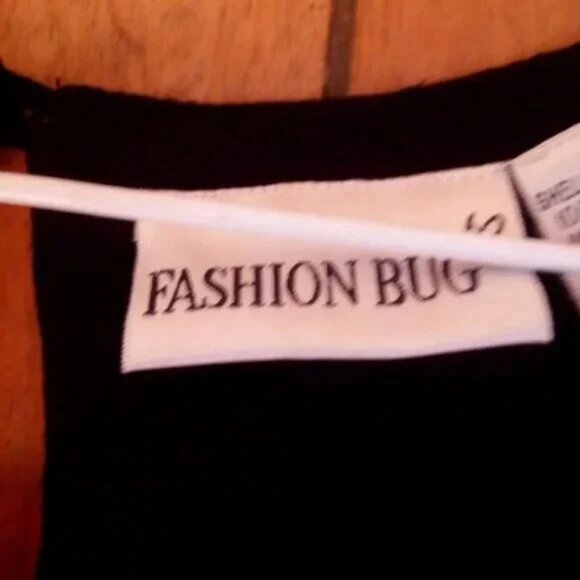 Fashion Bug black floral Maxi Dress size 6 - Picture 4 of 5